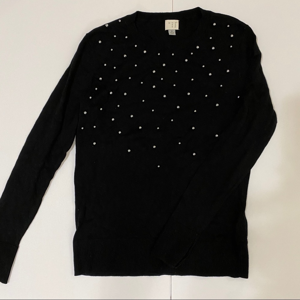 festive pearl sweater